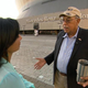 Retired Lt. Gen. Russel Honore, right, and Michelle Miller (CBS News)